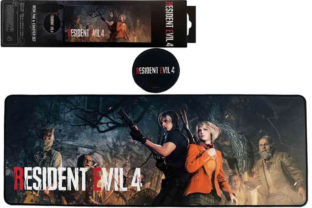 102423 RE4 DESK PAD&COASTER SET