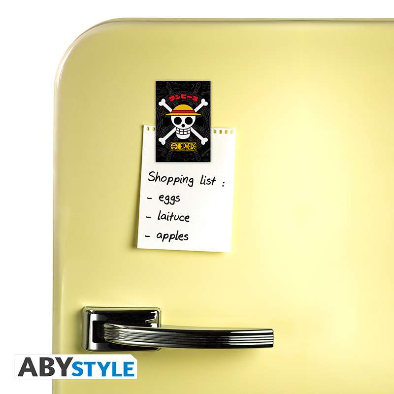 108517 OP STRAWHAT SKULL STANDARD MAGNET
