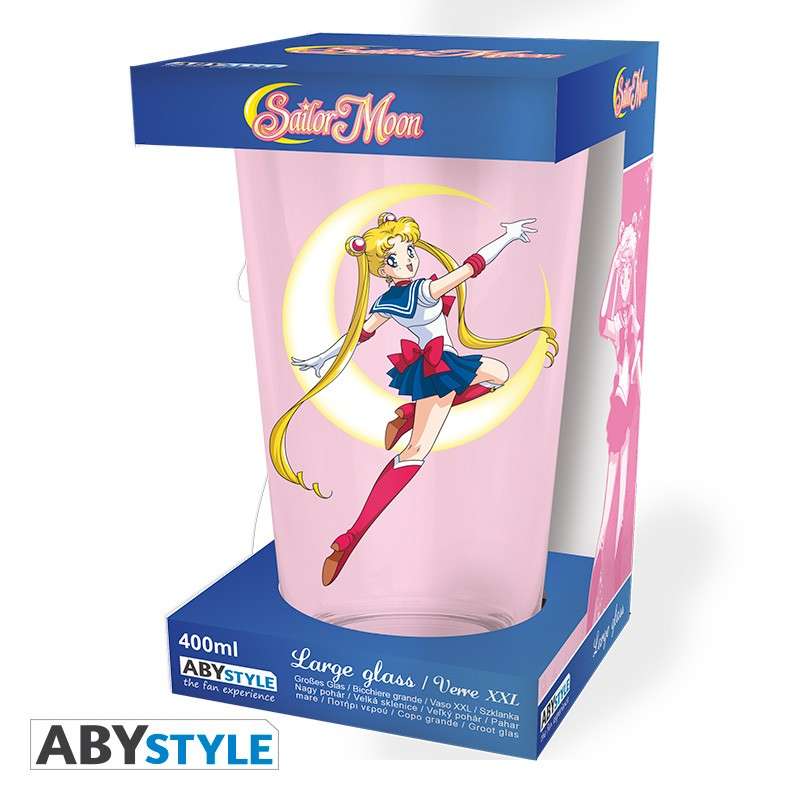 110360 SAILOR MOON PINK GLASS