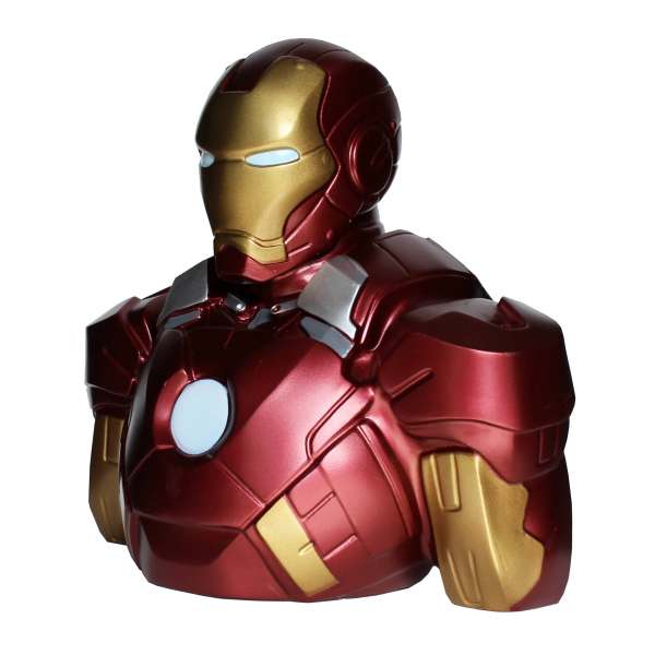20443-IRON MAN DELUXE BUST BANK