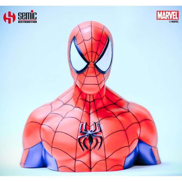 46208-SPIDER-MAN DELUXE BUST BANK