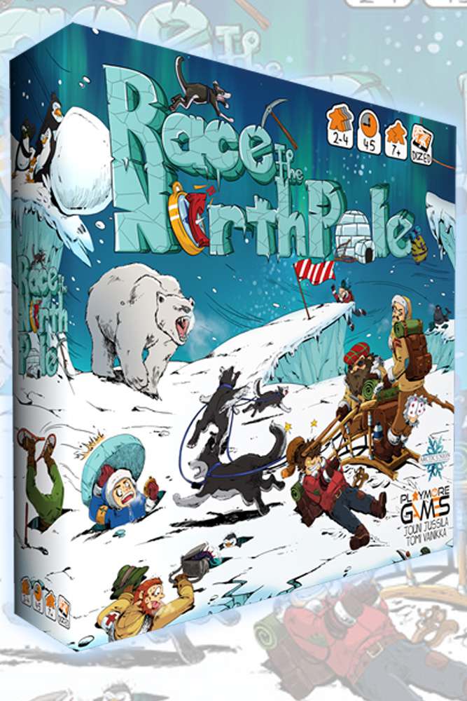 49879-RACE TO THE NORTH POLE BOARDGAME