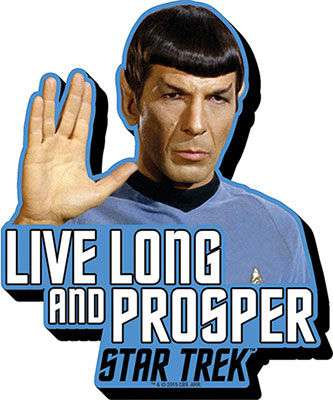 49931-STAR TREK SPOCK QUOTE MAGNET