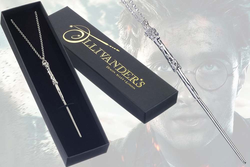 53381-HP HARRY WAND NECKLACE