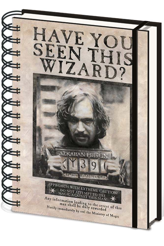56603-HARRY POTTER SIRIUS WANTED NOTEBOOK