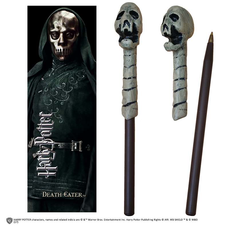 56784-HP DEATH EATER WAND PEN AND BOOKMARK
