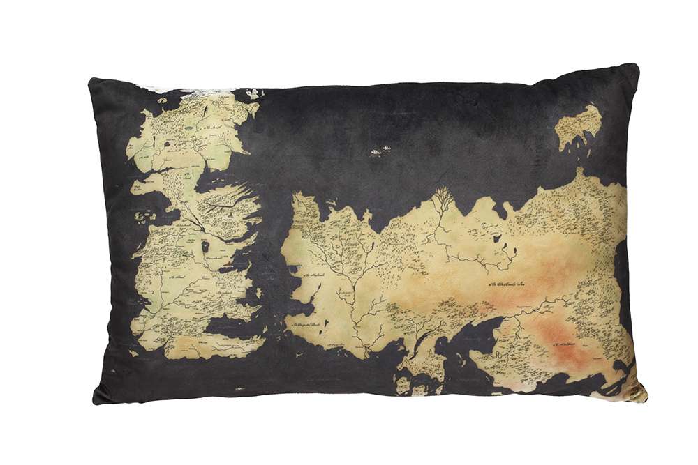 57491-GOT WESTEROS MAP CUSHION