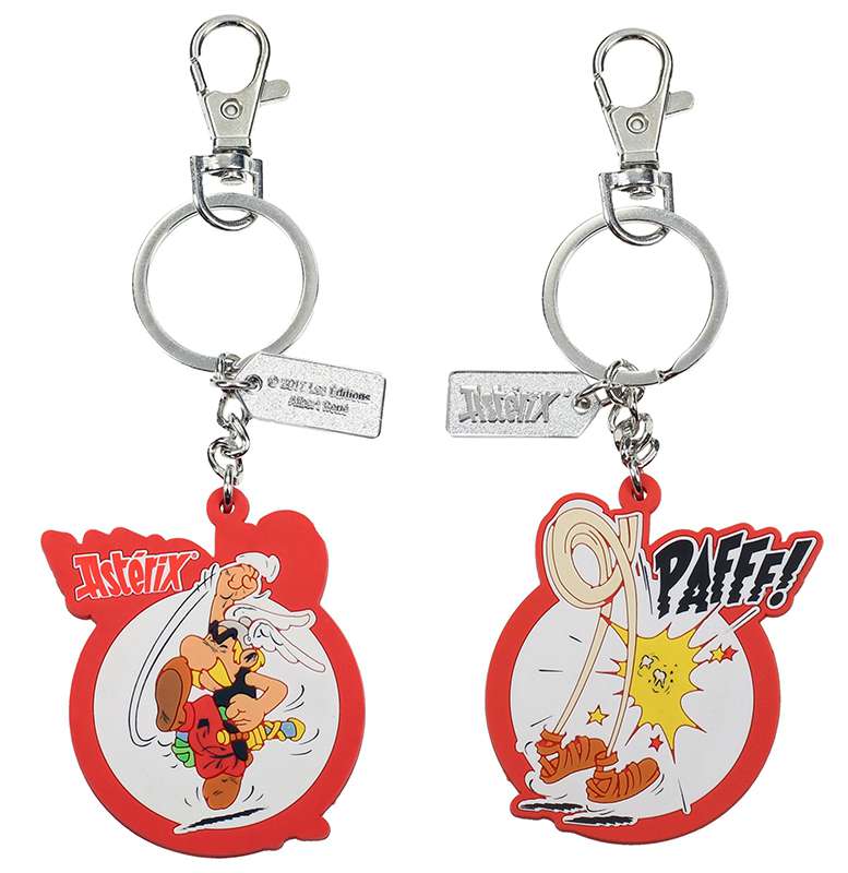 57759-ASTERIX PAFFF REVERSIBLE RUBB KEYCHAIN