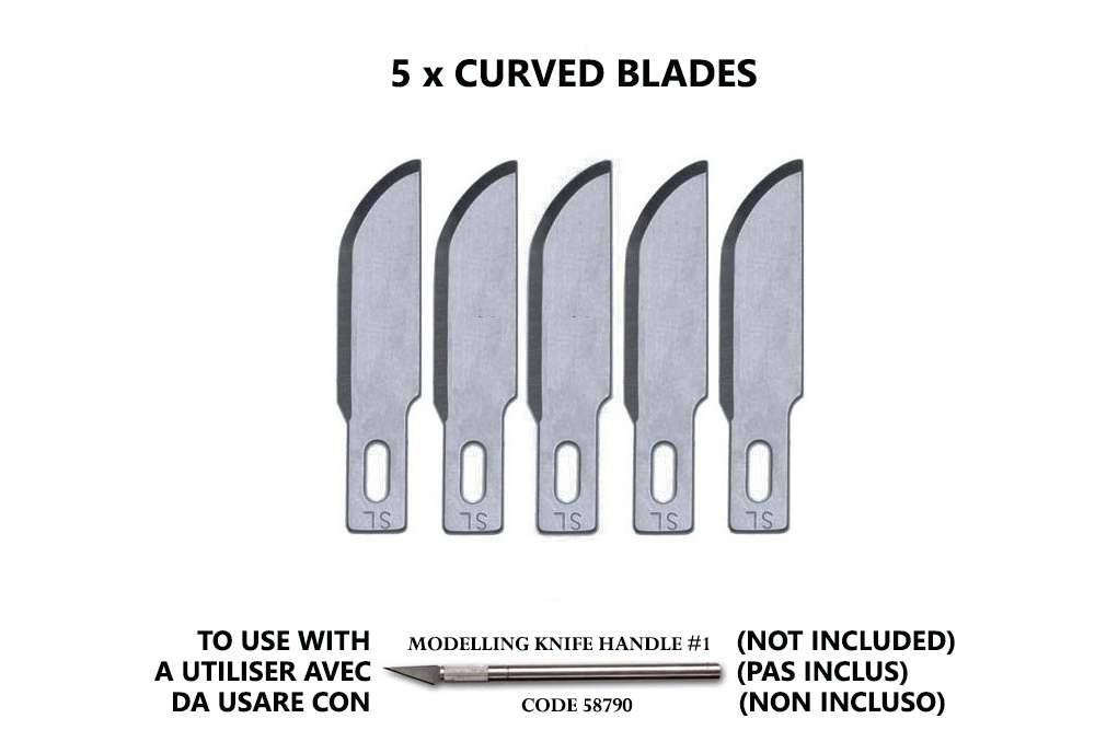 58785-CURVED BLADES(5) FOR NO.1 HANDLE