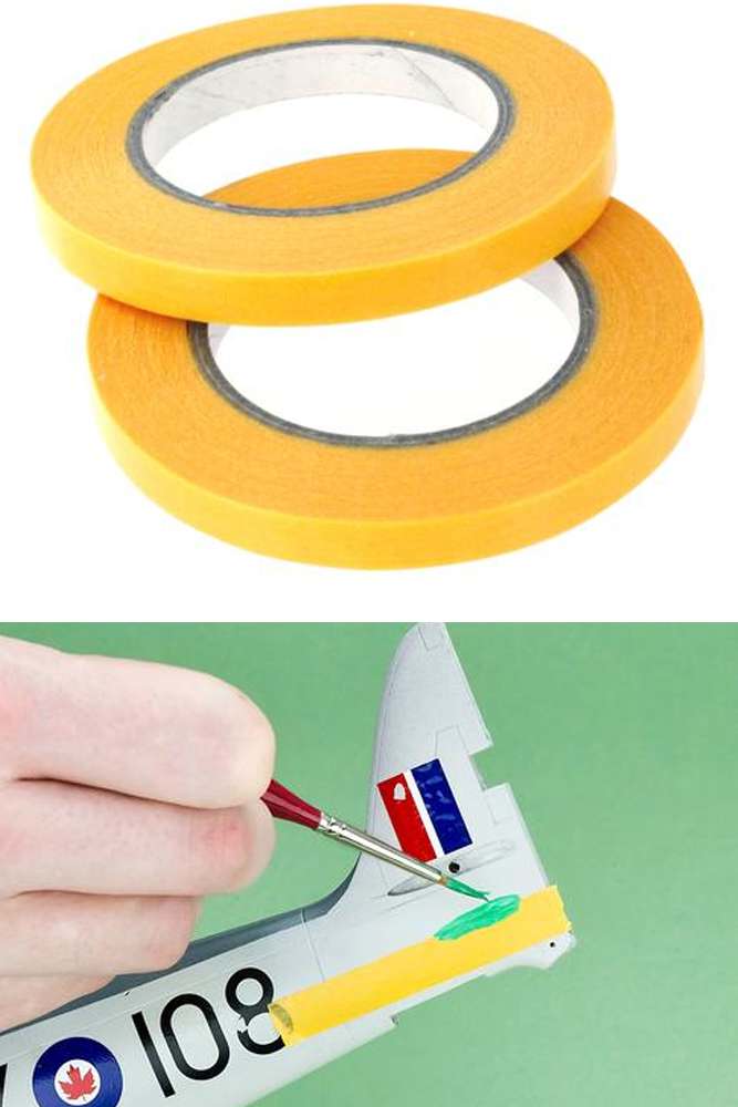 58796-MASKING TAPE 6mmX18m - TWIN PACK