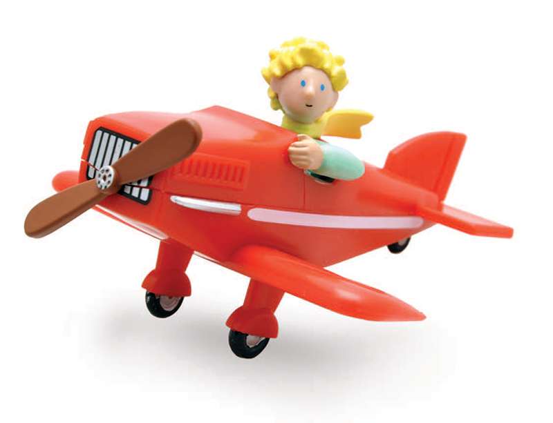 63790-LITTLE PRINCE IN HIS PLANE FIGURE