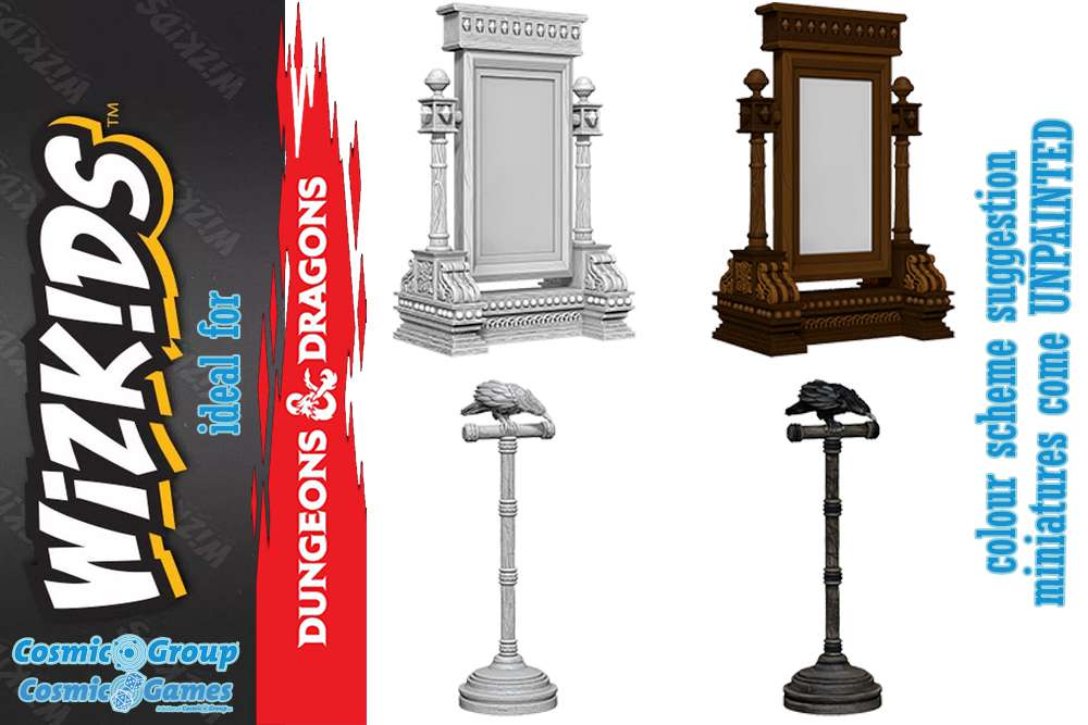 64569-WIZKIDS UM MIRROR & BIRD ON STAND