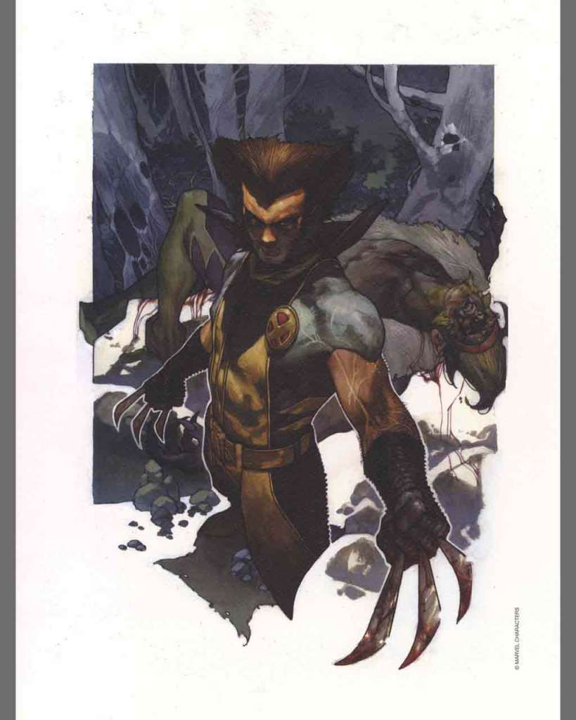 65288-S.BIANCHI -WOLVERINE&SABRETOOTH- LYTHO