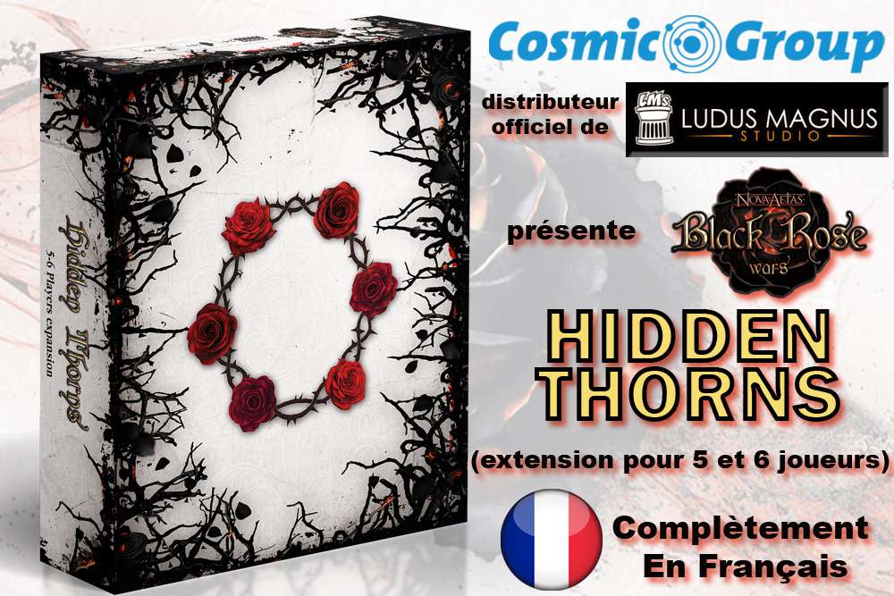 66154-BLACK ROSE WAR HIDDEN THORNS - FRENCH