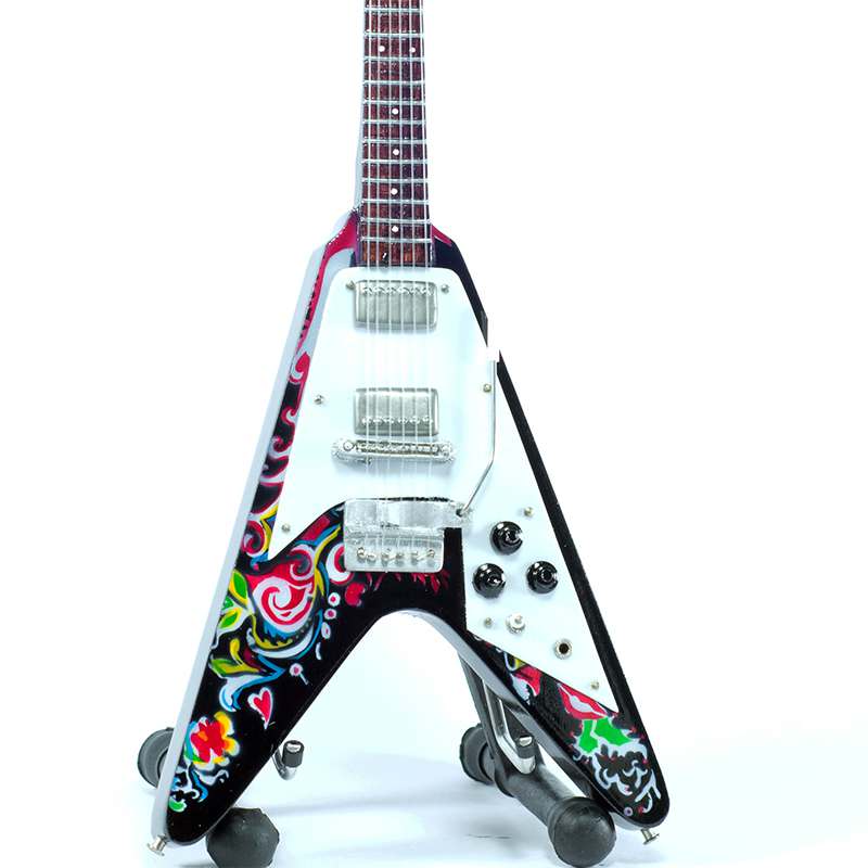 66795-MINI GUITAR JIMI HENDRIX PSYCHEDELIC FLY