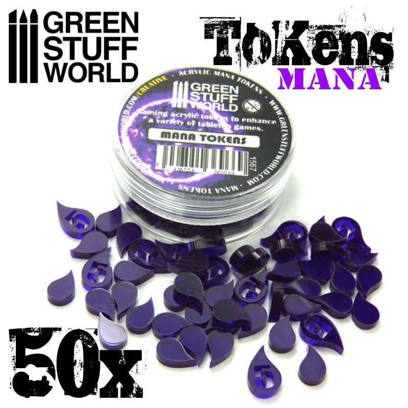 66859-GAMING TOKENS MANA DROPS