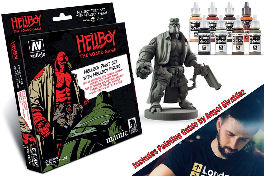 67638-HELLBOY PAINTSET WITH FIGURE