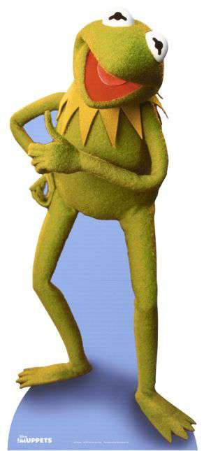 69208-MUPPETS KERMIT THE FROG CARDBOARD CUTOUT