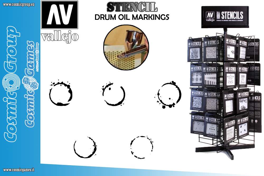 72616-STENCIL STAFV002 DRUM OIL MARKINGS