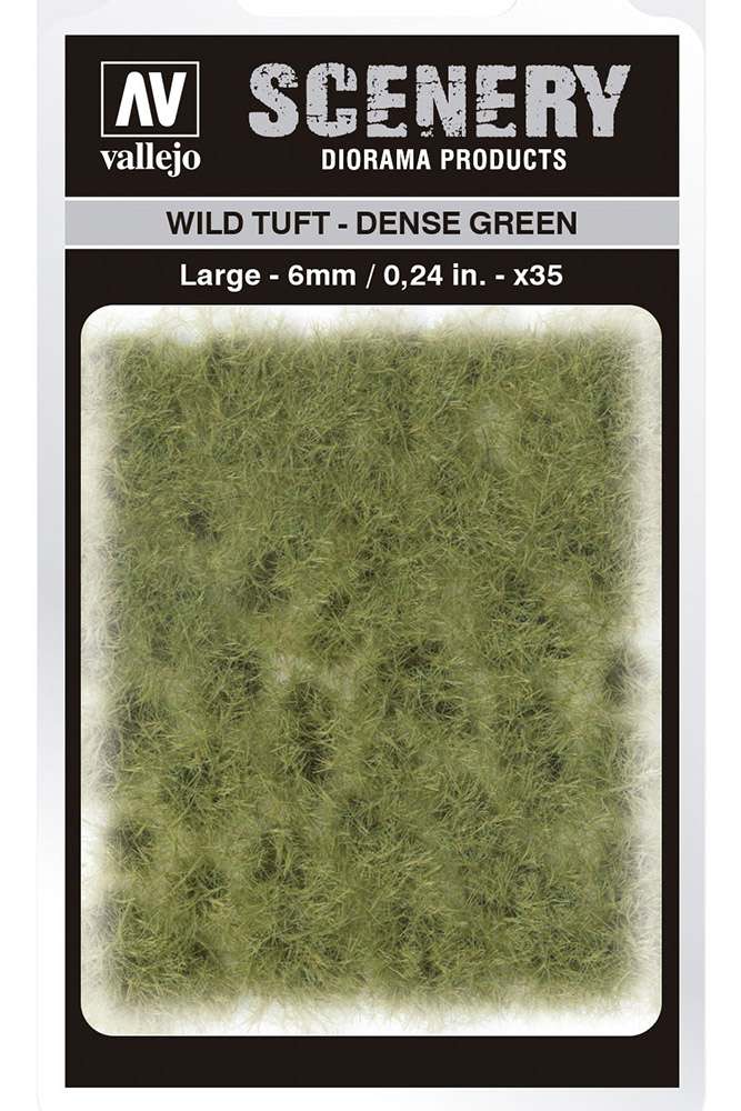 73508 TUFT WILD SC413 DENSE GREEN LARGE