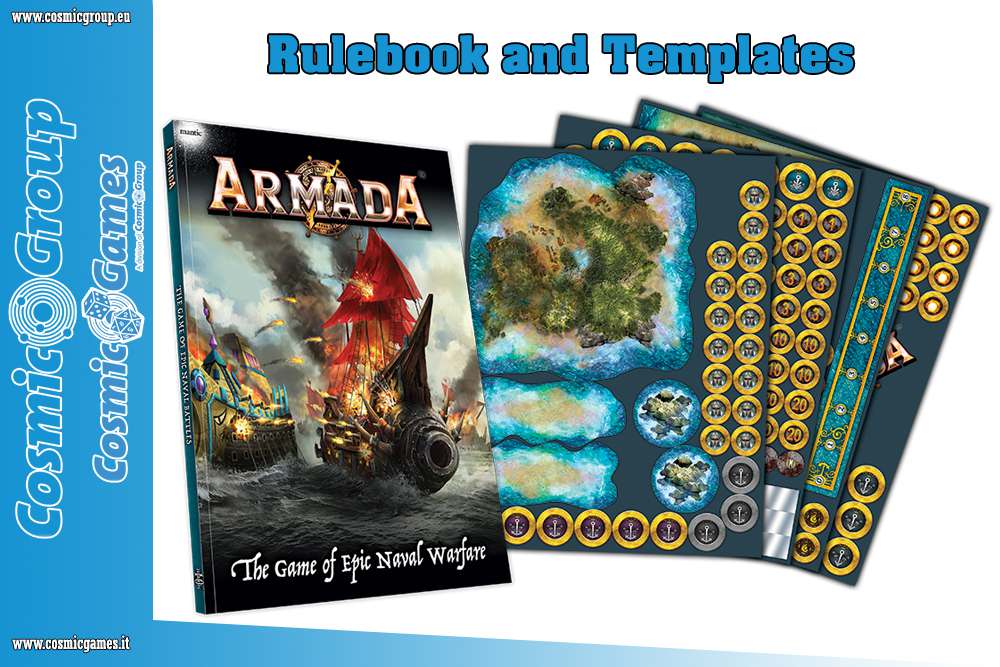 74688-ARMADA RULEBOOK AND TEMPLATES