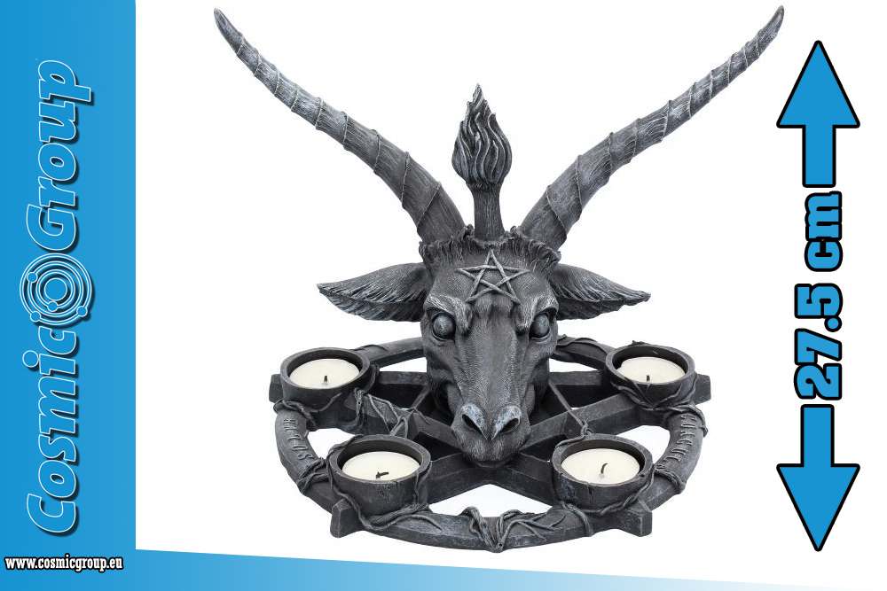 74898-BAPHOMET CANDLE HOLDER