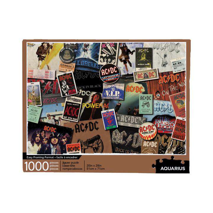 75326-AC/DC ALBUMS 1000 PCS PUZZLE