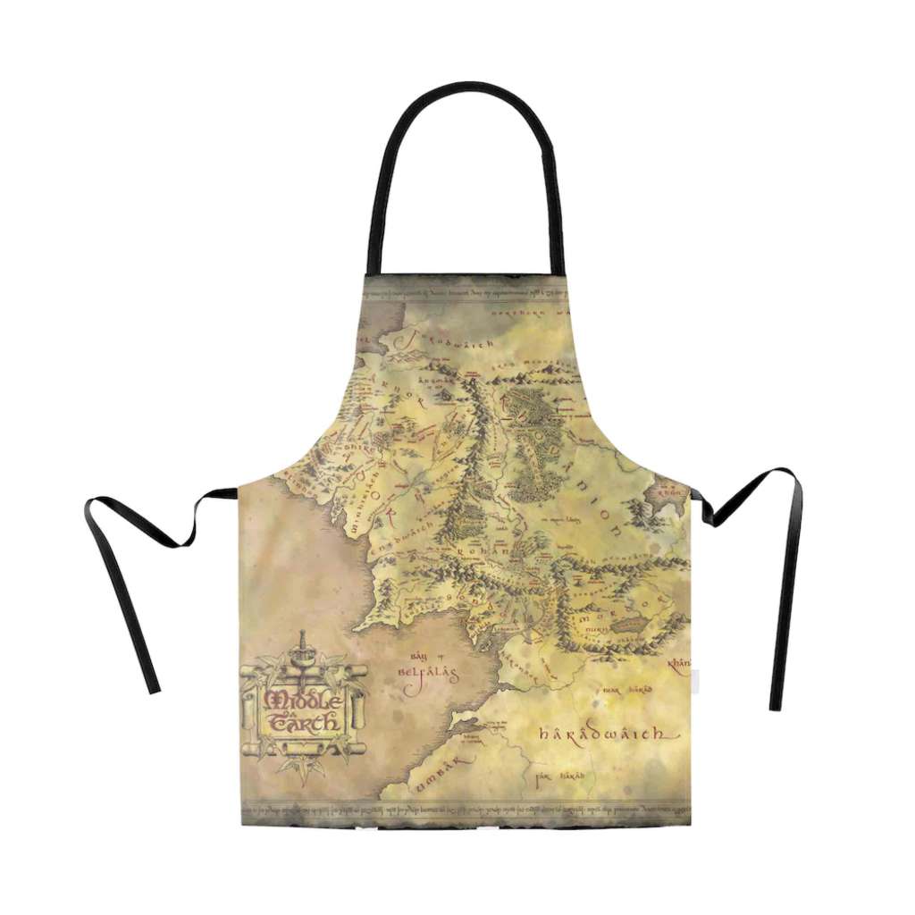 76086-LOTR MAP OF MIDDLE EARTH APRON