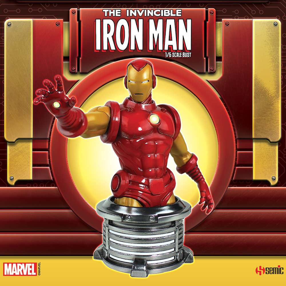 76470-THE INVINCIBLE IRON MAN 1/6 SCALE BUST