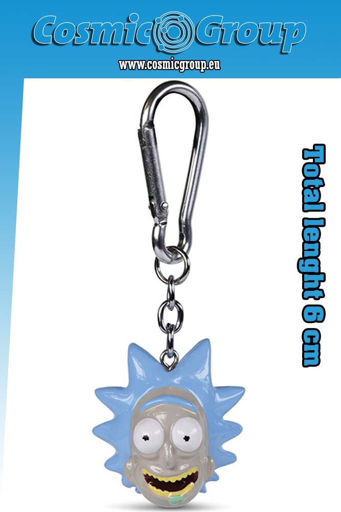 76991-RICK AND MORTY RICK RESIN 3D KEYCHAIN