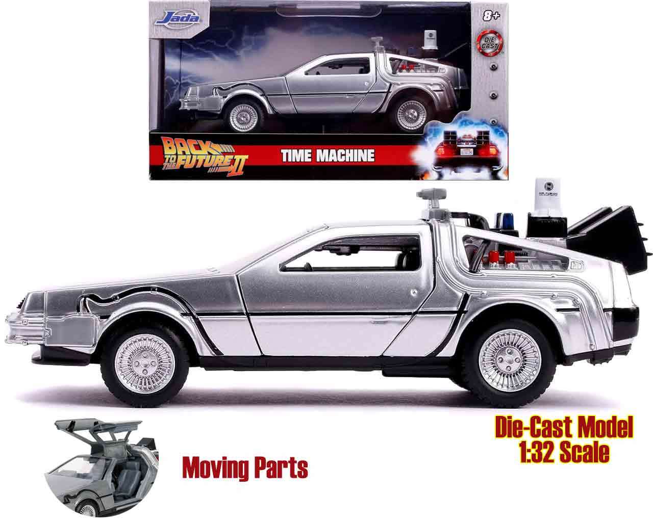 77981-BTTF II DELOREAN DIE CAST 1:32