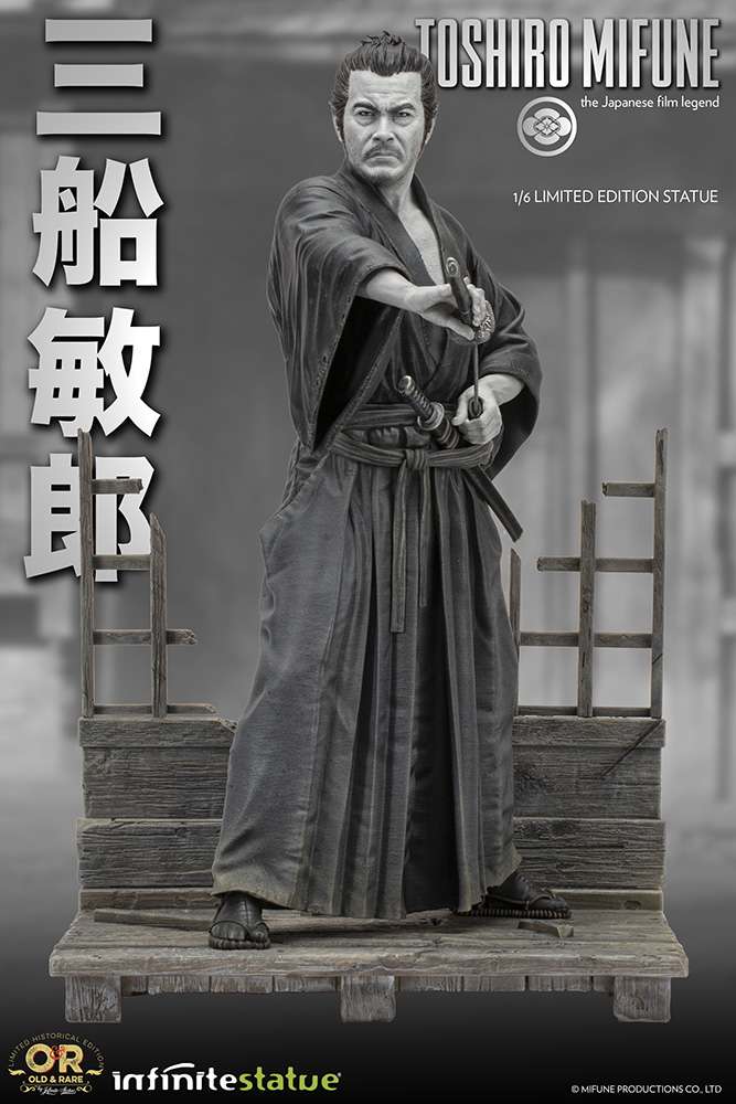 78005-TOSHIRO MIFUNE OLD&RARE 1/6 RESIN STATUE