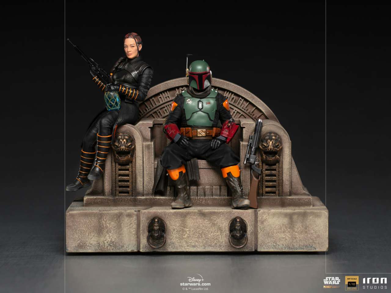 78872-MANDALORIAN BOBAFETT AND FENNEC DLX 1/10