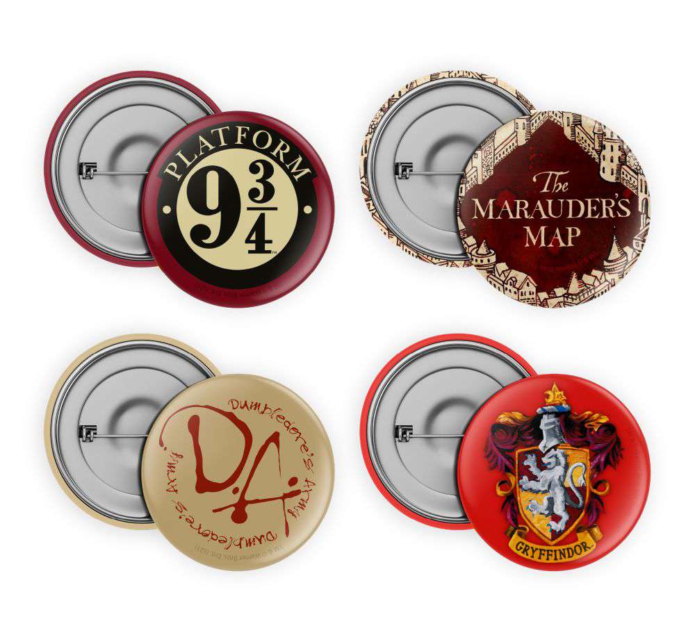 79364-HARRY POTTER PINS SET (4)