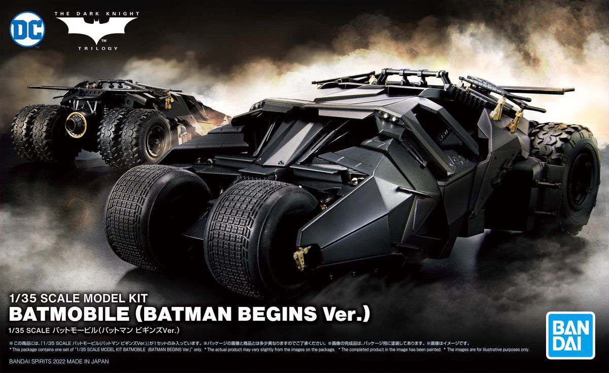 80178-BATMAN BEGINS BATMOBILE 1/35 MODEL KIT