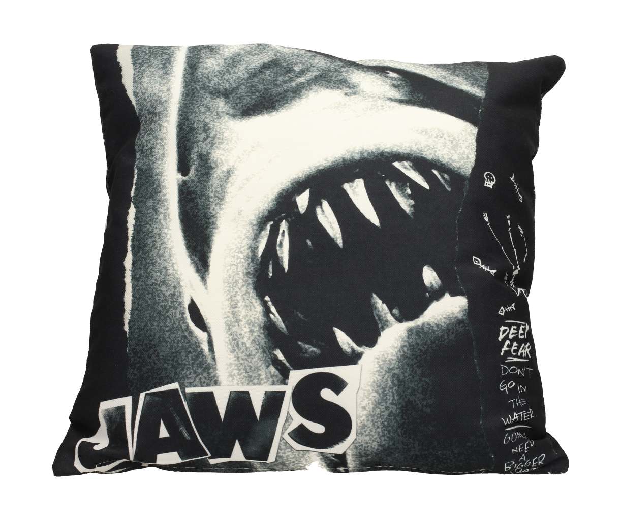80636-JAWS COLLAGE SQUARE CUSHION