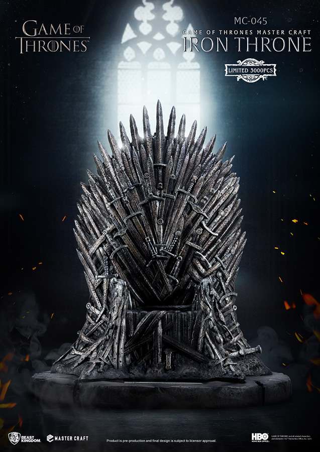 80703-GOT IRON THRONE MASTER CRAFT STATUE