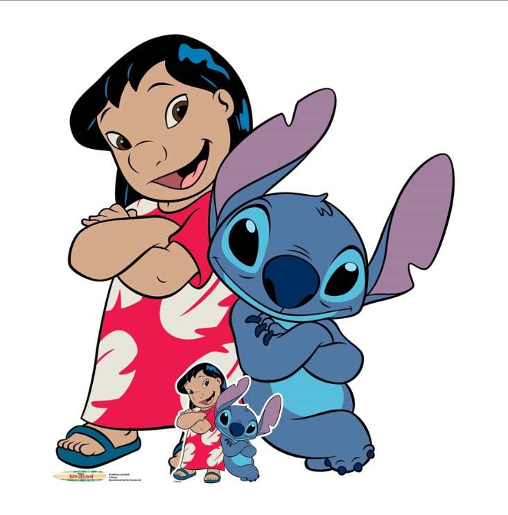 80739-LILO & STITCH LIFESIZE CUTOUT