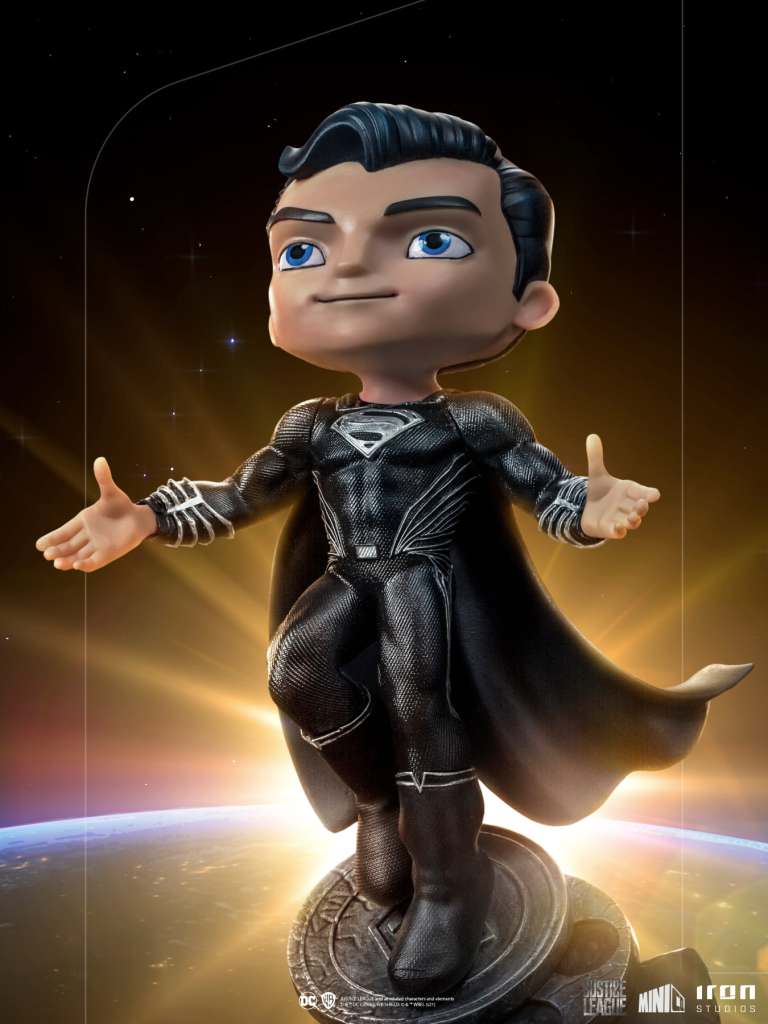 81158-JUSTICE LEAGUE SUPERMAN BLACK MINICO