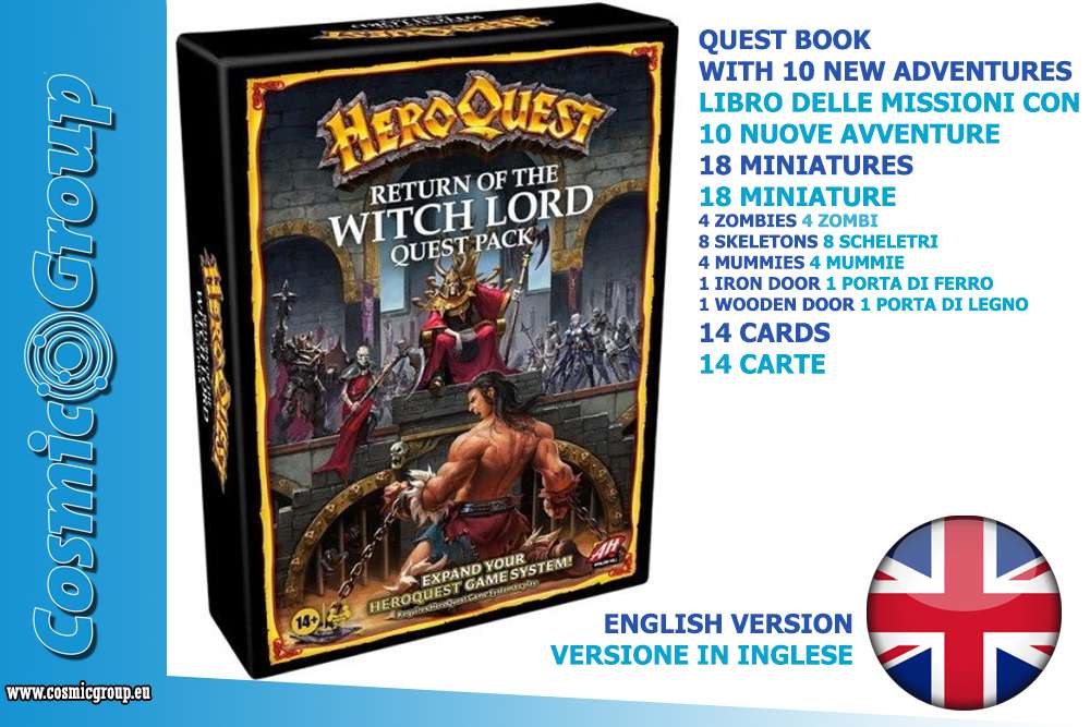 81171-HEROQUEST RETURN OF WITCH LORD ENGLISH