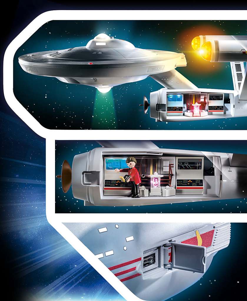 STAR TREK - USS Enterprise NCC-1701 - 100cm PLAYMOBIL