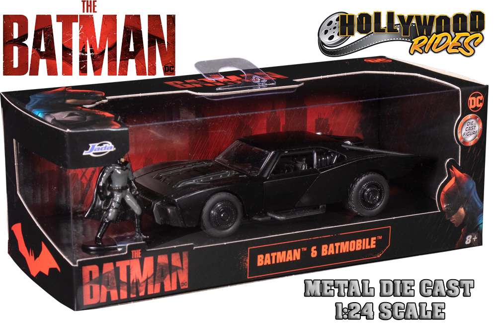 84086-THE BATMAN 2022 BATMOBILE+FIGURE 1:24