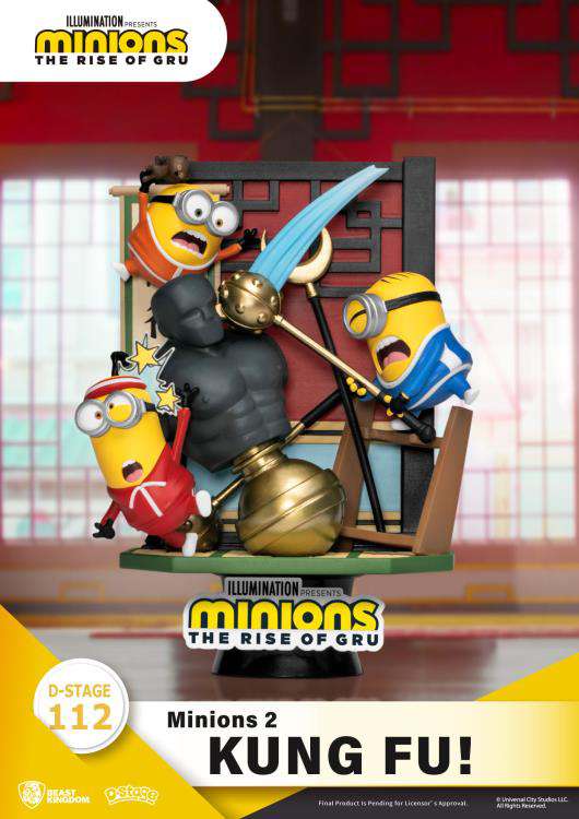 84610-D-STAGE MINIONS 2 KUNG FU