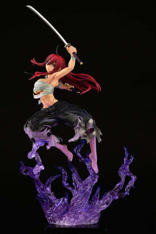 85038-FAIRY TAIL ERZA SAMURAI  SHIKKOKU STATUE