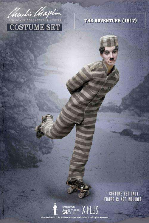 85367-CHARLIE CHAPLIN 1/6 PRISONER COSTUME SET