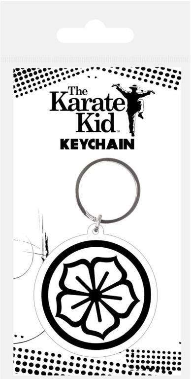 85759-KARATE KID FLOWER RUBBER KEYCHAIN