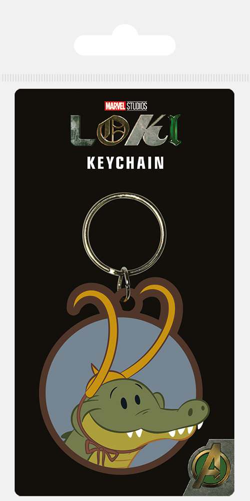 85764-LOKI ALLIGATOR LOKI RUBBER KEYCHAIN