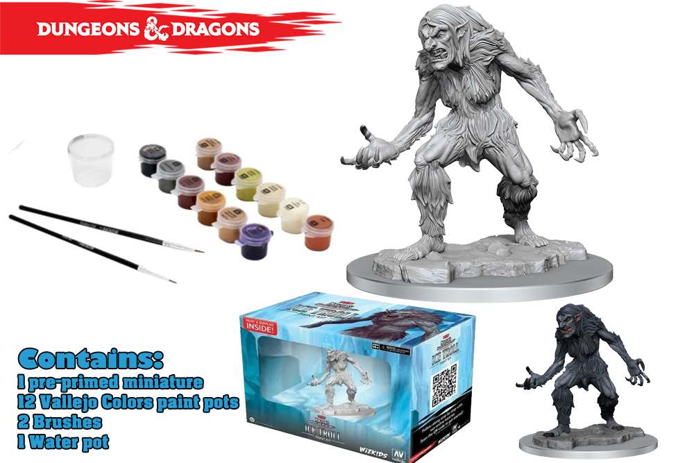 86065-D&D NOLZUR MINIATURE PAINT KIT ICE TROLL