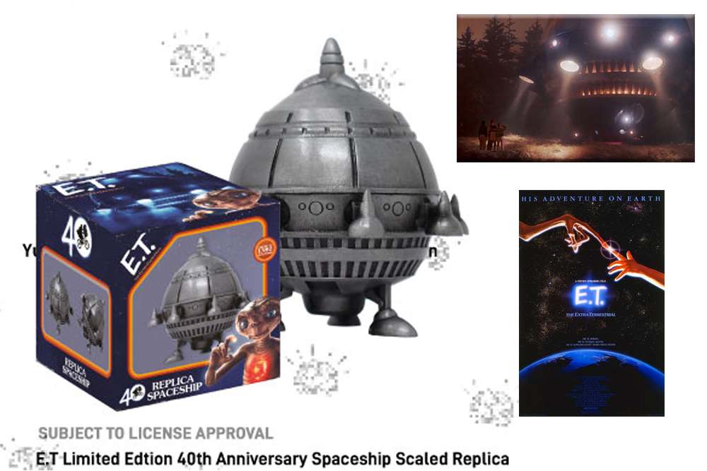 86256-E.T. LTD ED 40TH ANN. SPACESHIP MODEL