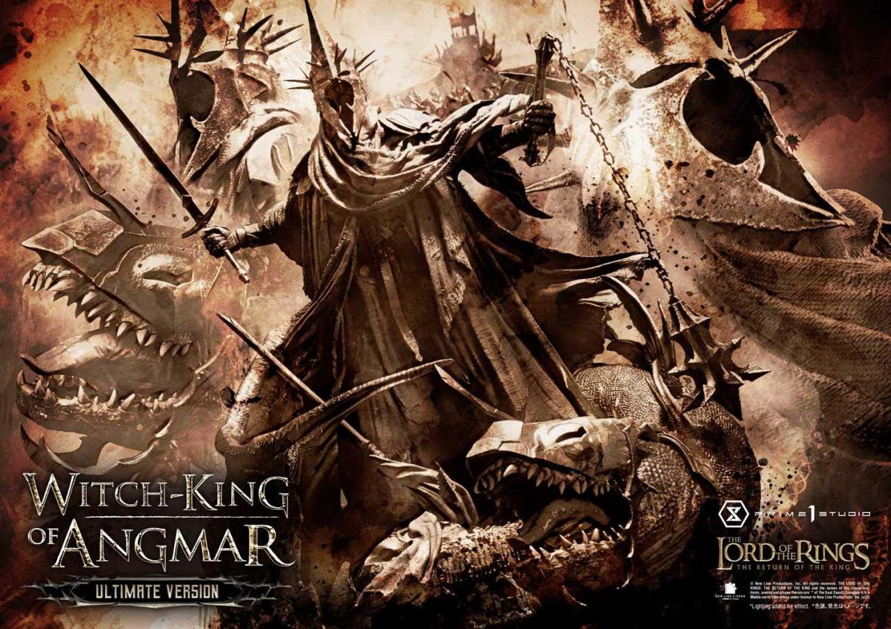86829-LOTR WITCH-KING OF ANGMAR ULTIMA STATUE